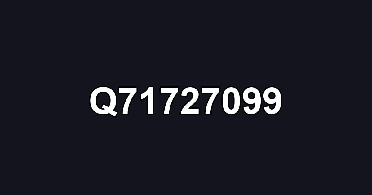 Q71727099