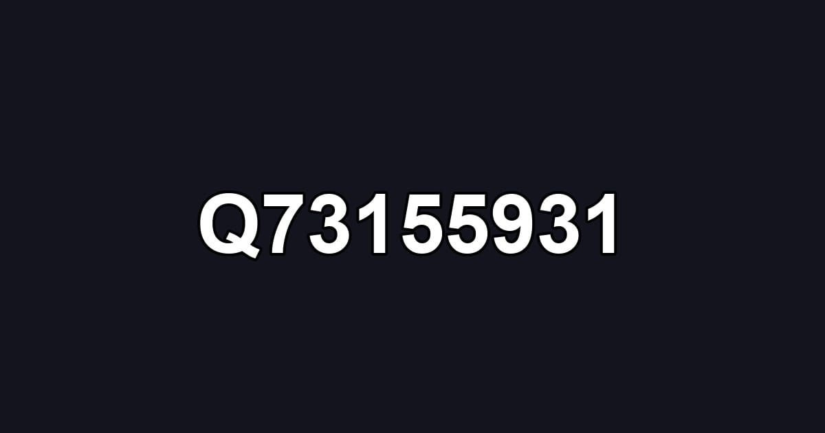 Q73155931