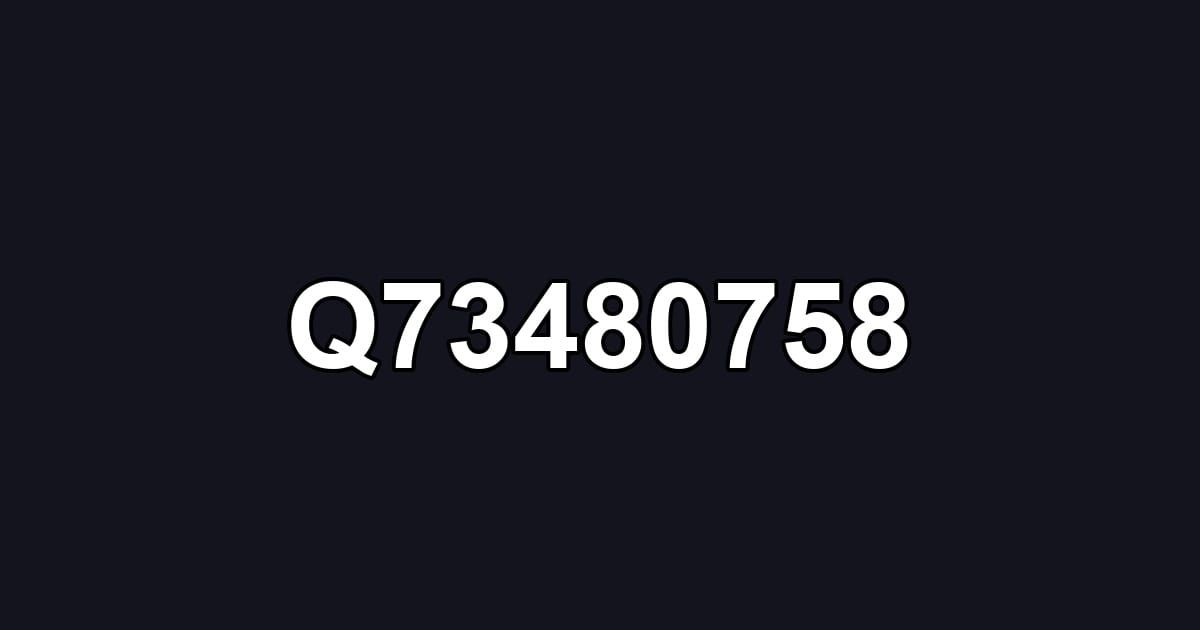 Q73480758