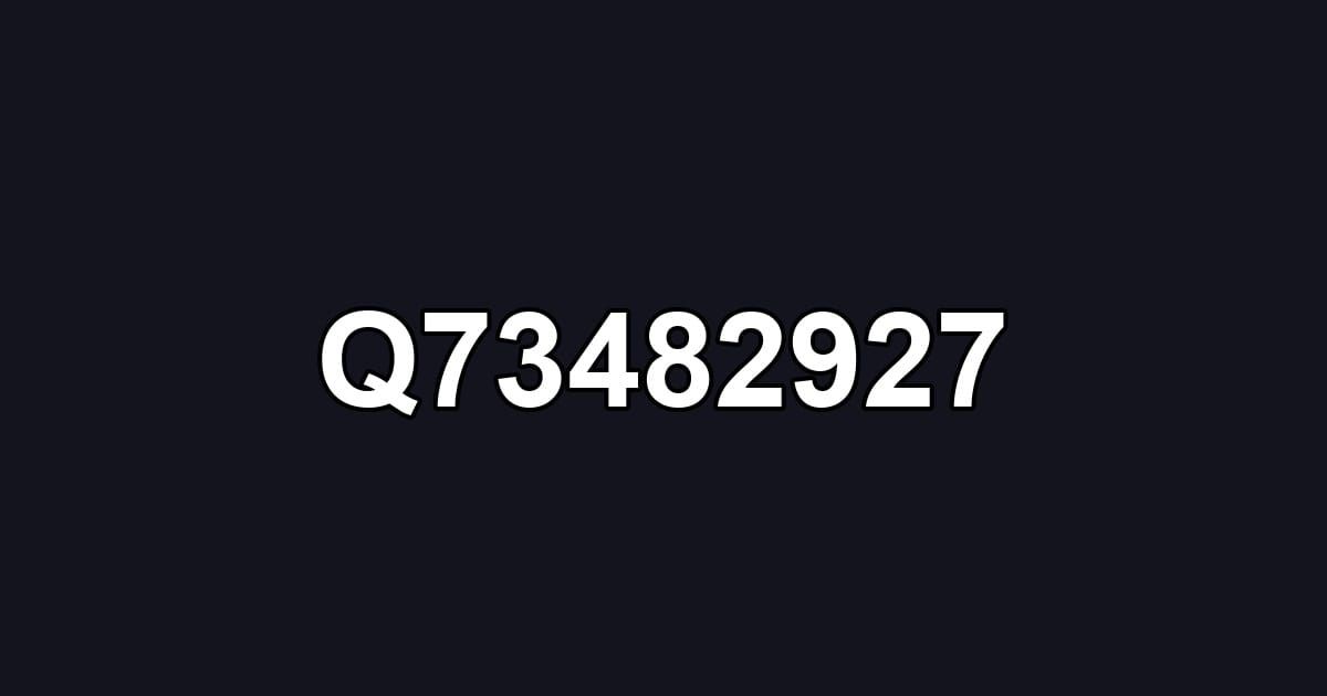 Q73482927
