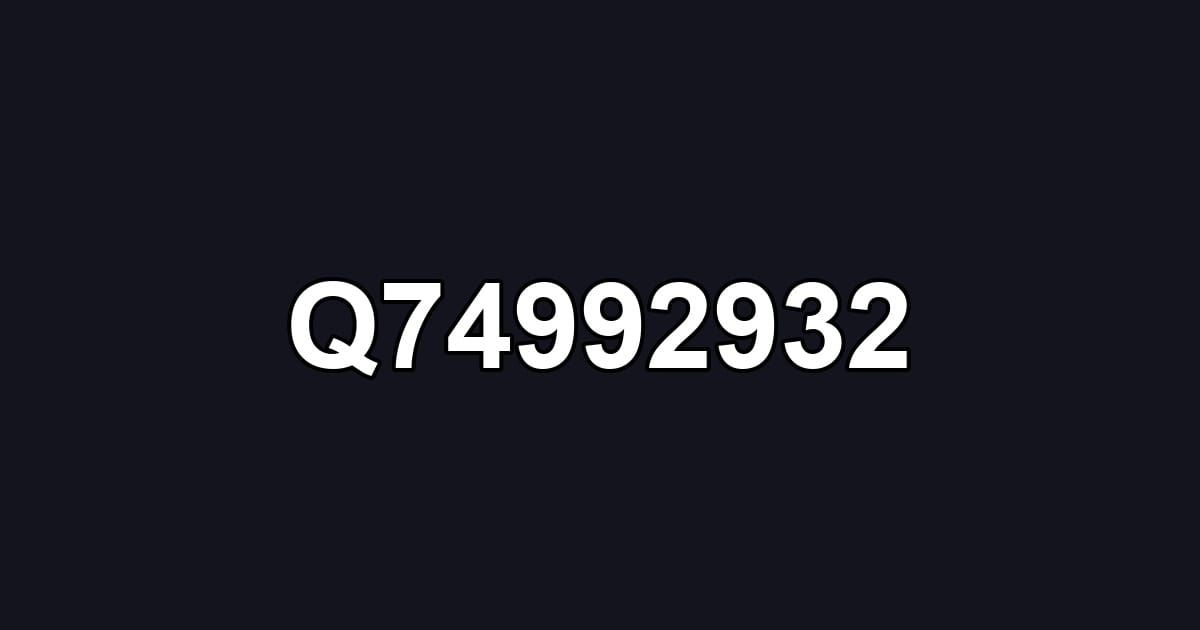 Q74992932
