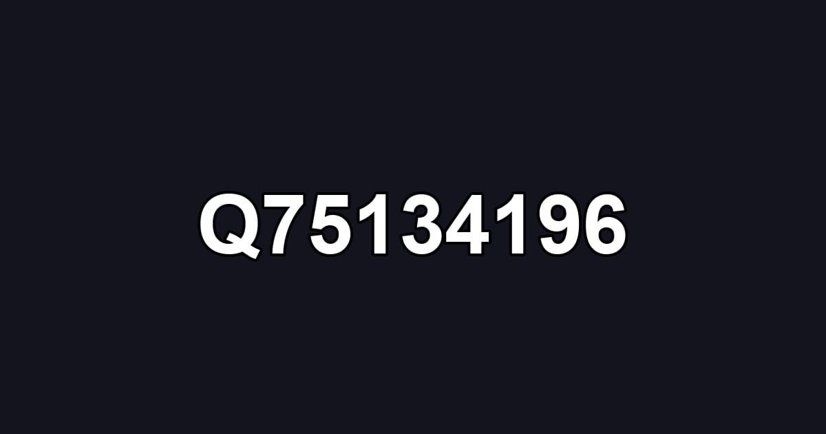Q75134196