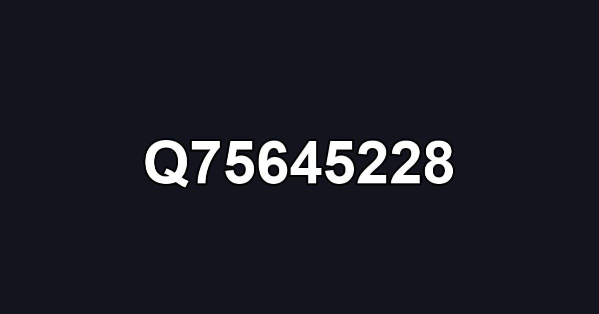 Q75645228