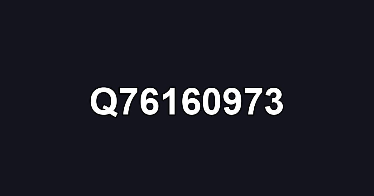Q76160973