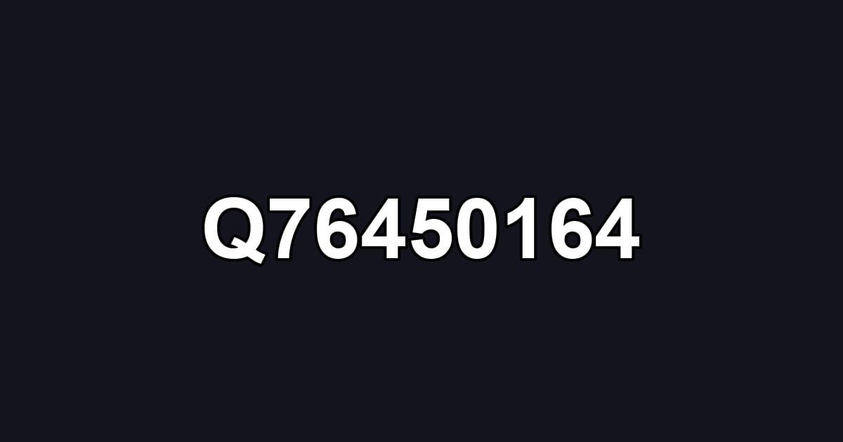 Q76450164