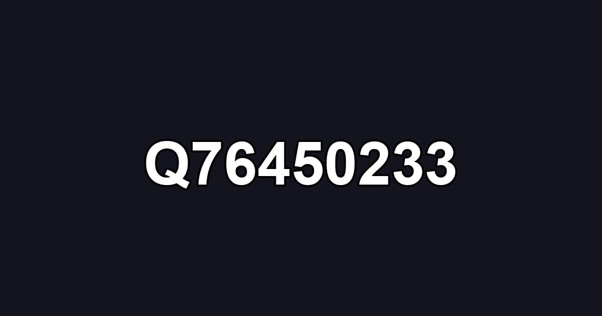 Q76450233