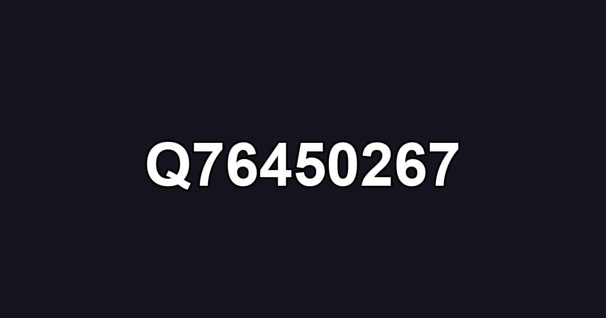 Q76450267