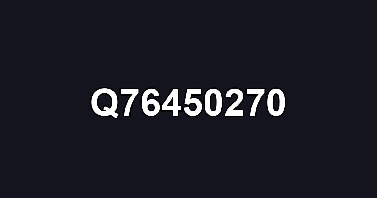 Q76450270