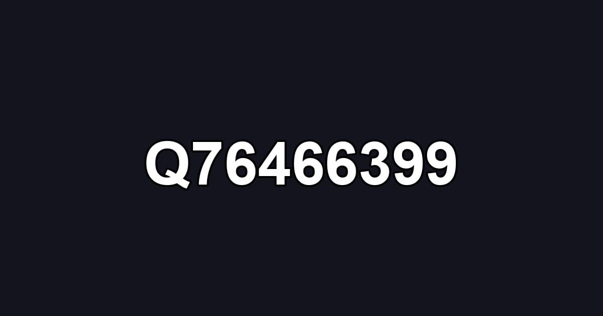 Q76466399