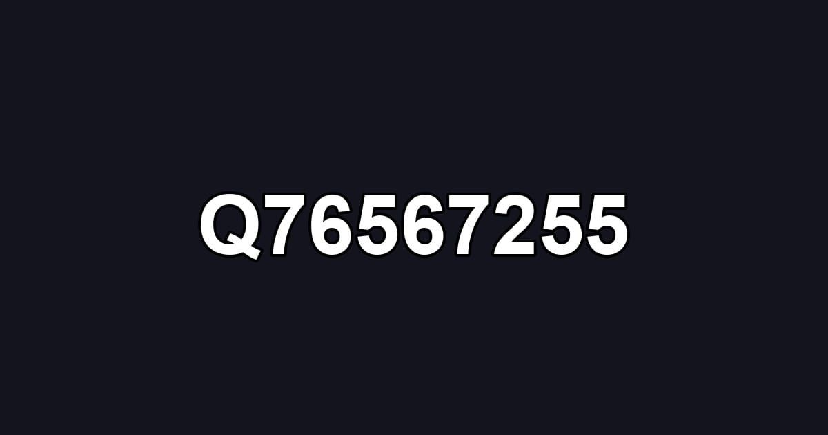 Q76567255