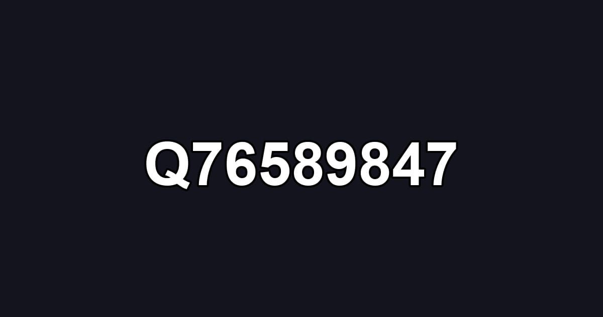 Q76589847