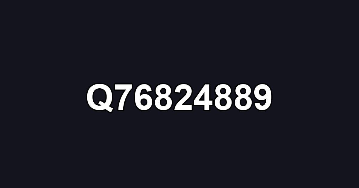 Q76824889