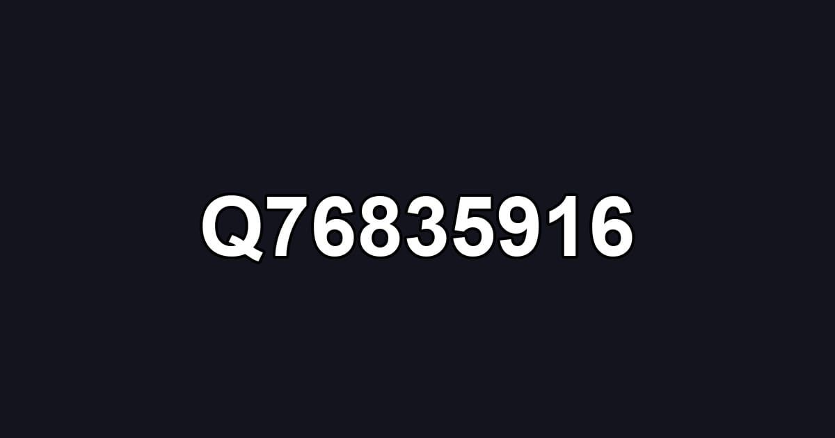 Q76835916