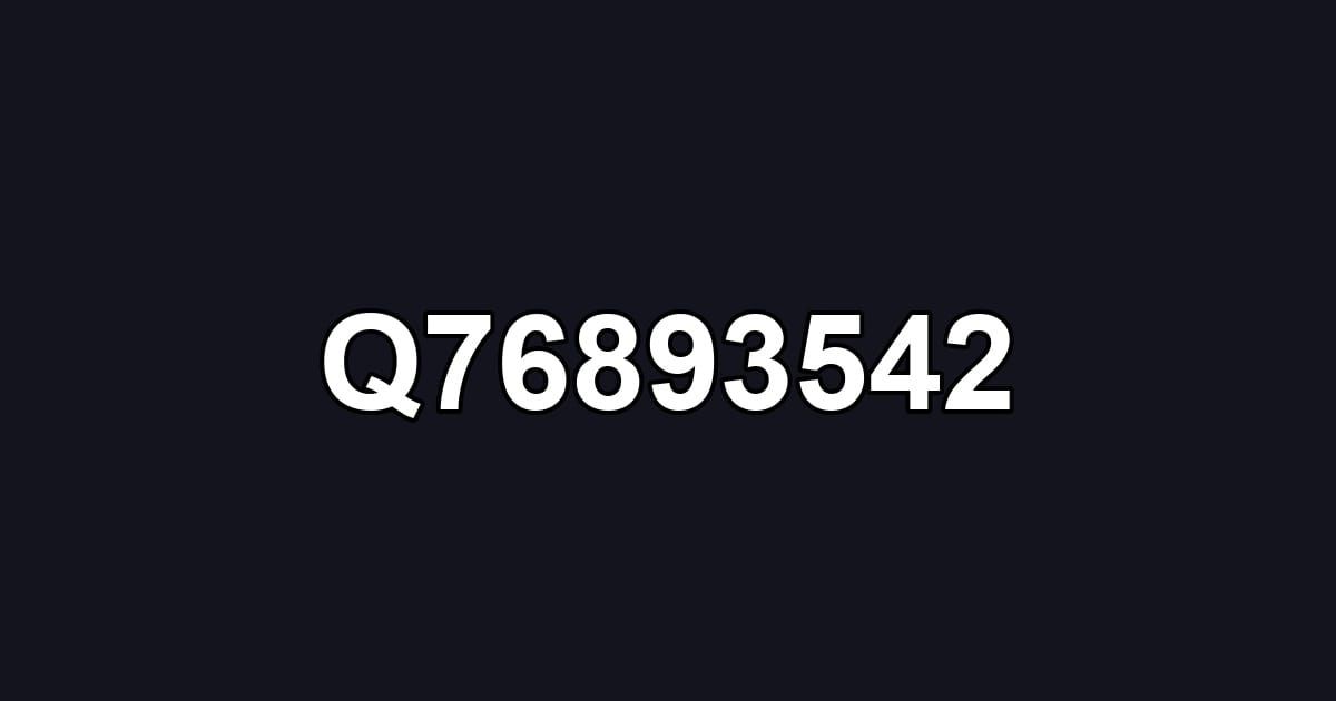 Q76893542