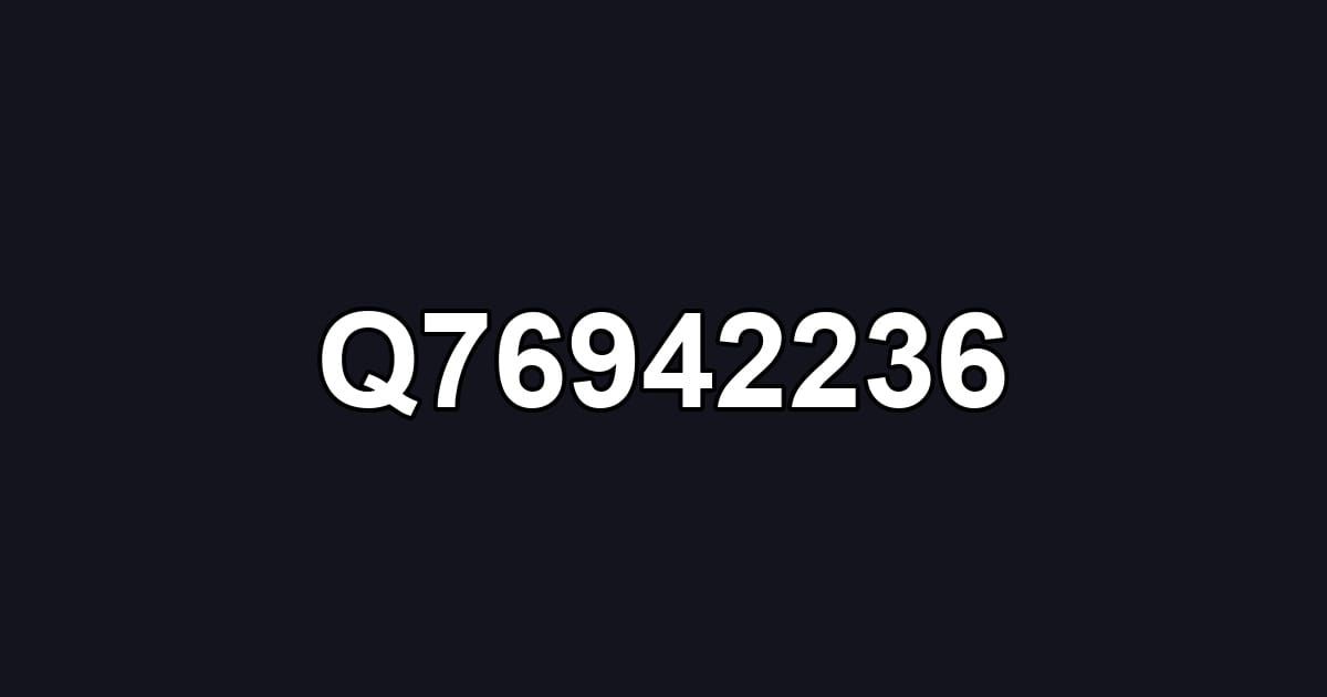 Q76942236