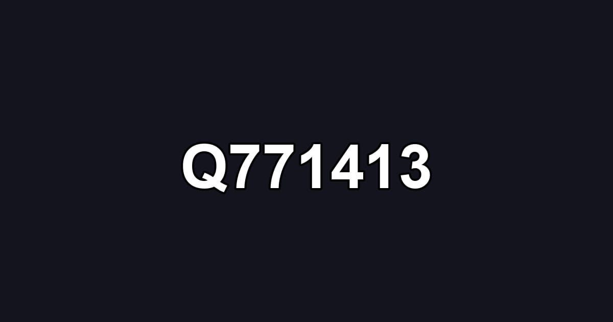 Q771413
