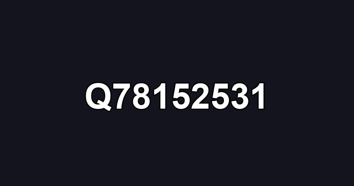 Q78152531