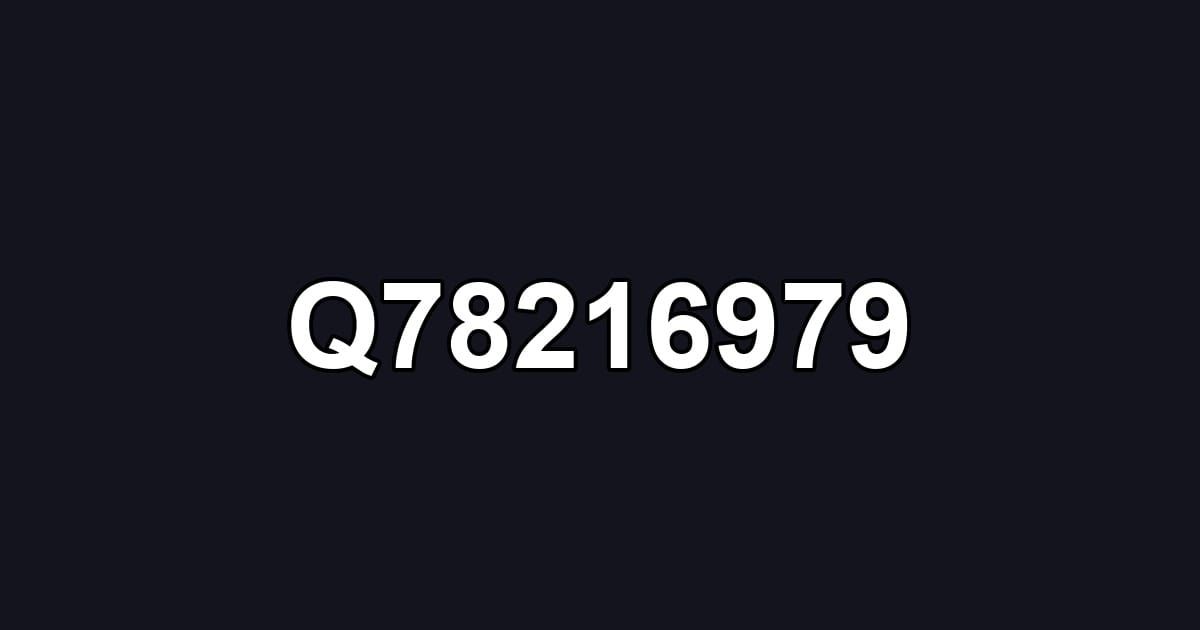 Q78216979
