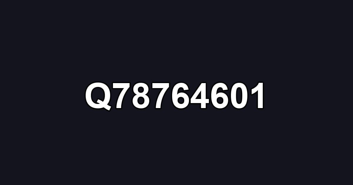 Q78764601
