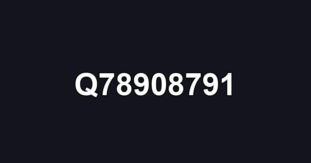 Q78908791