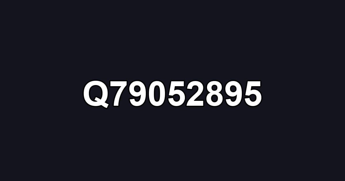 Q79052895