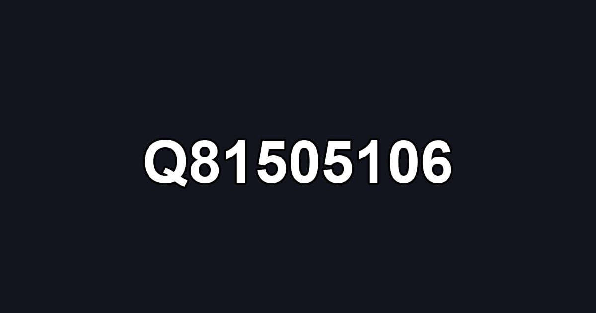 Q81505106
