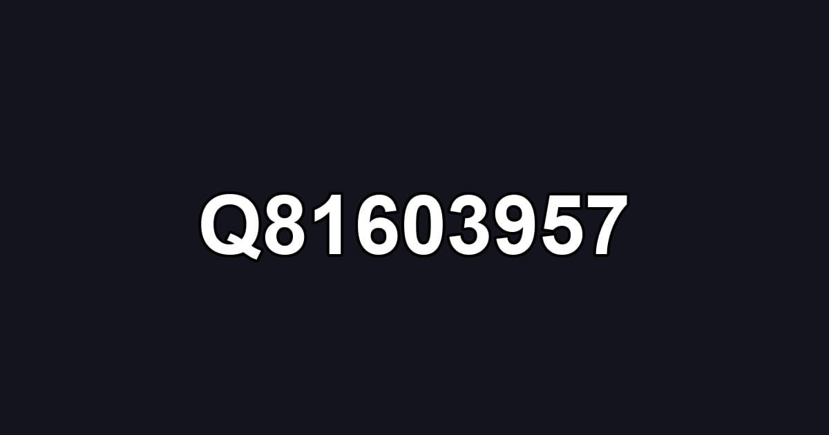 Q81603957