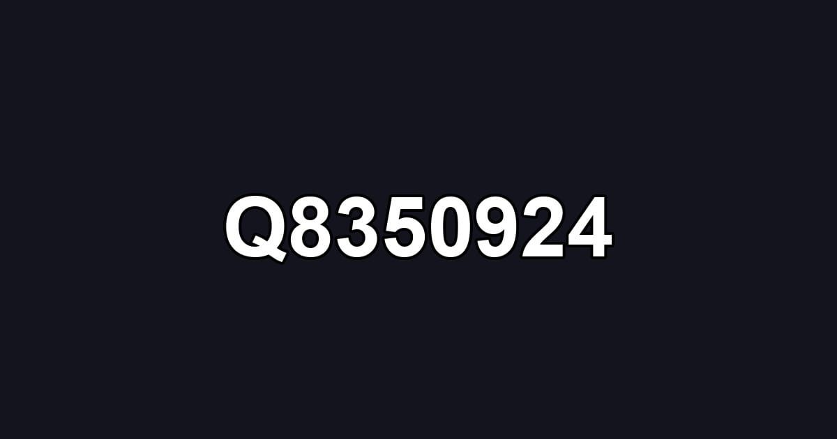 Q8350924