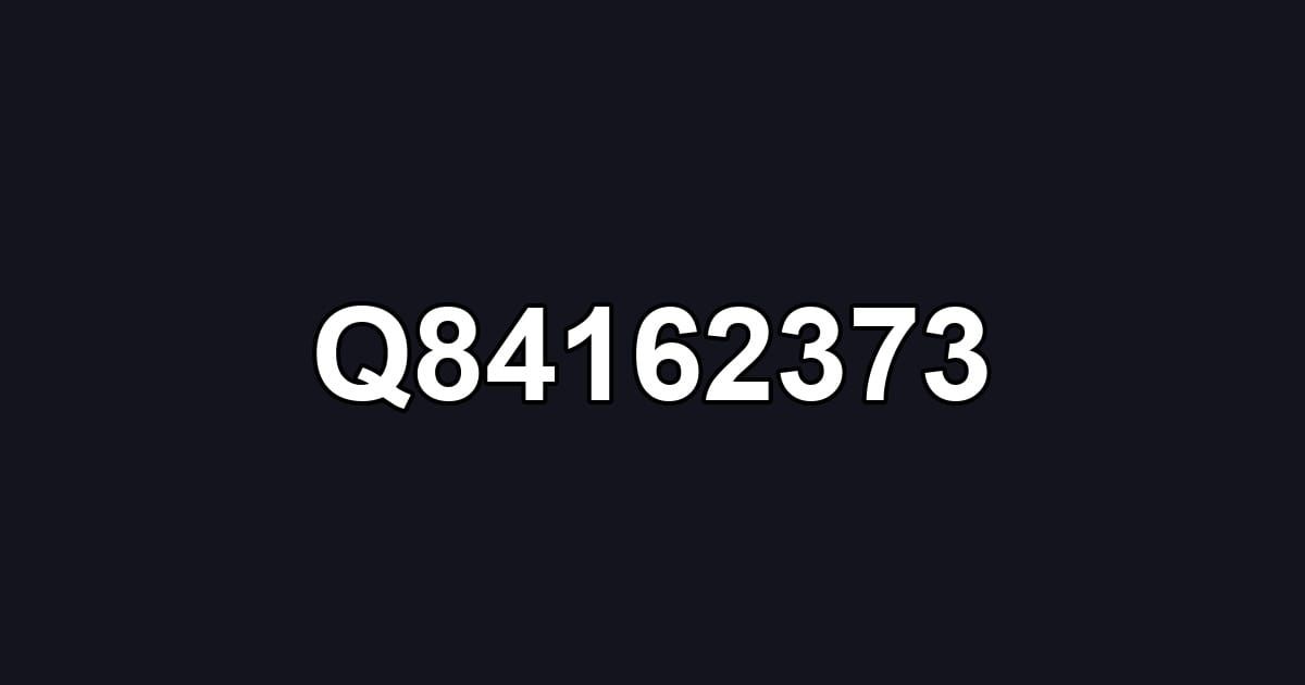 Q84162373
