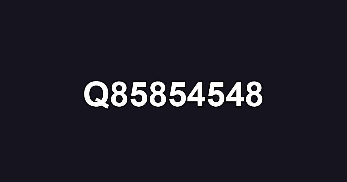 Q85854548