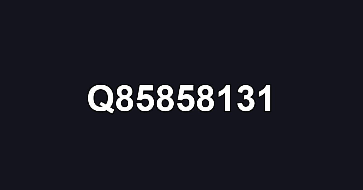 Q85858131