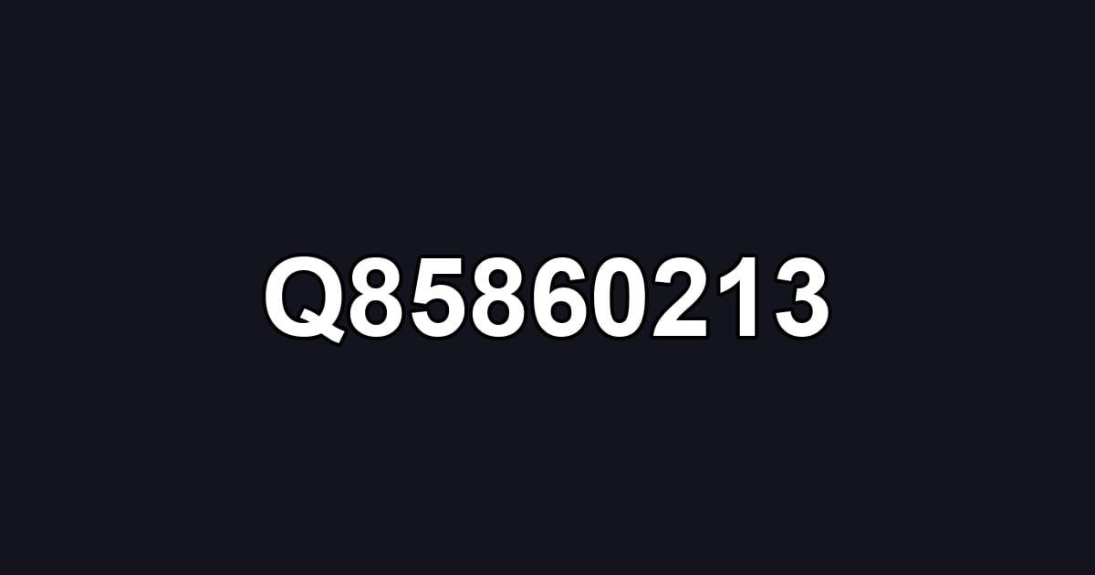 Q85860213