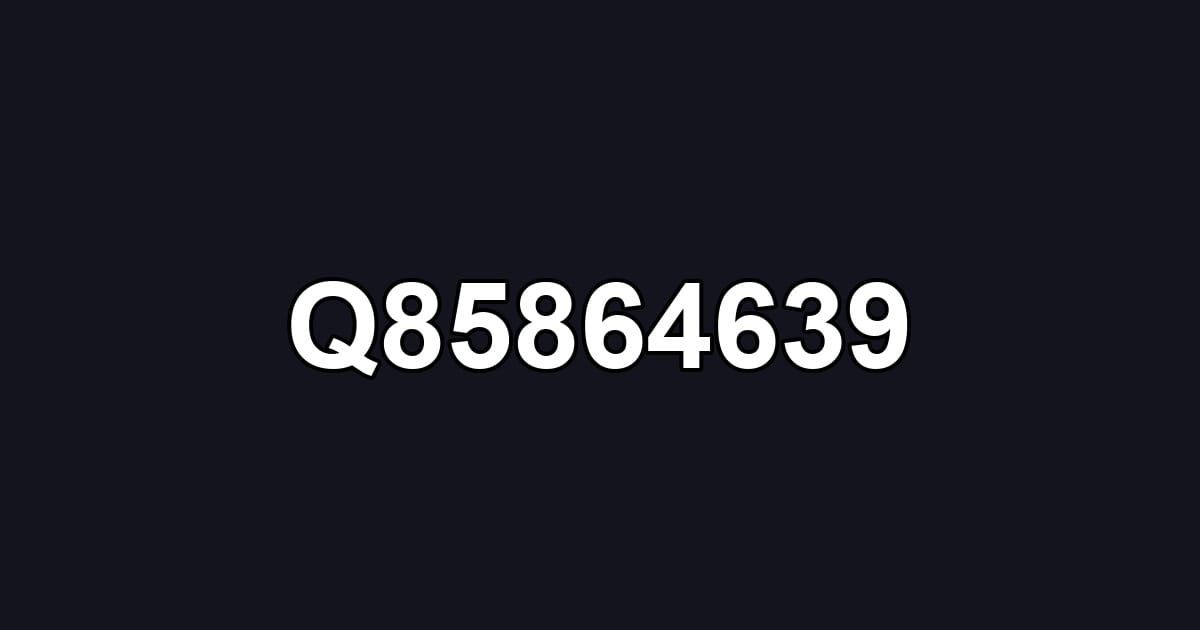 Q85864639