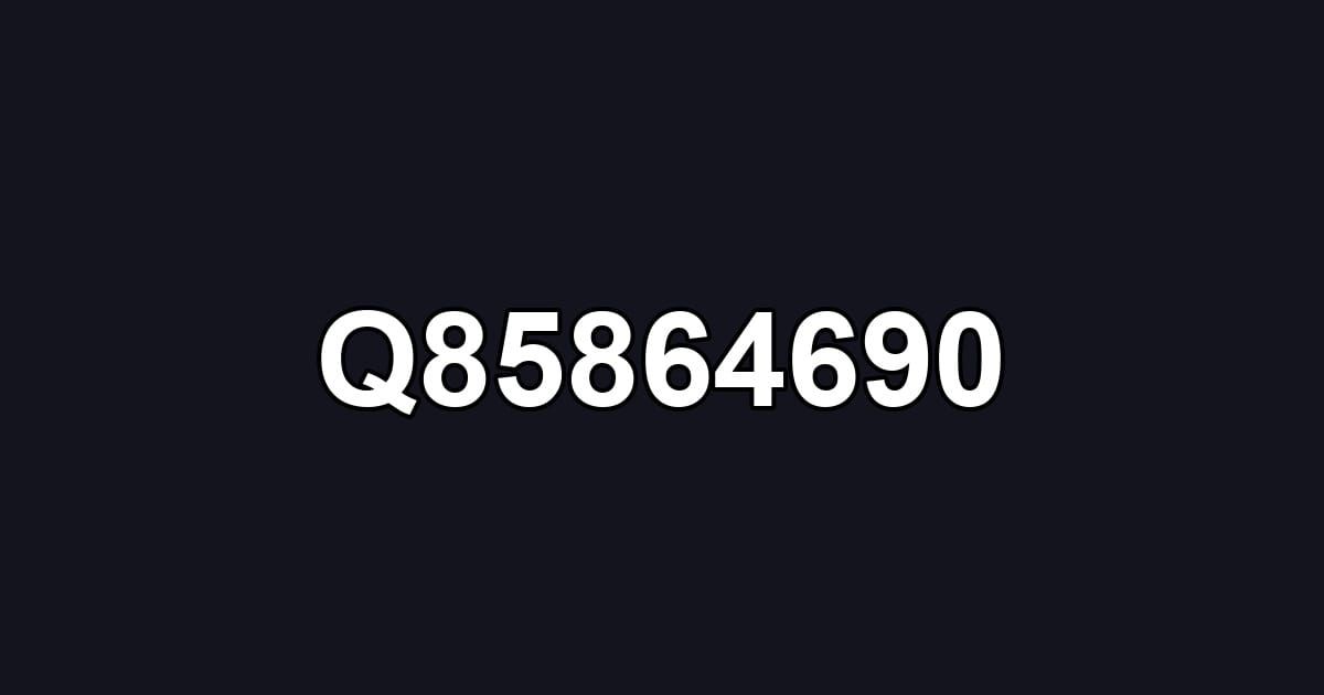 Q85864690