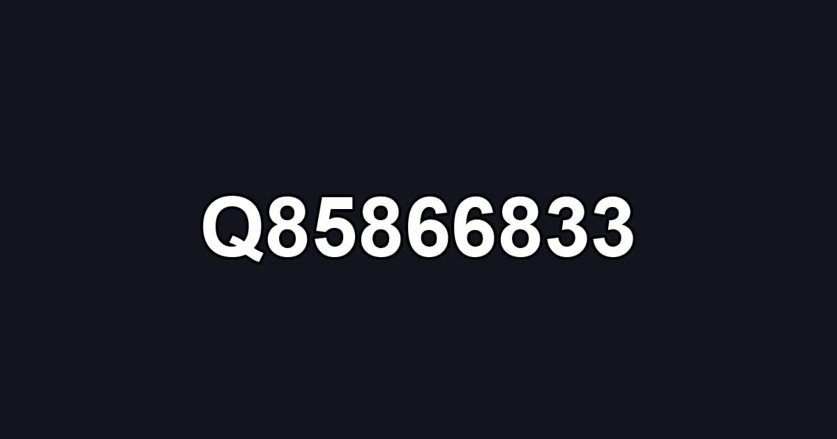 Q85866833