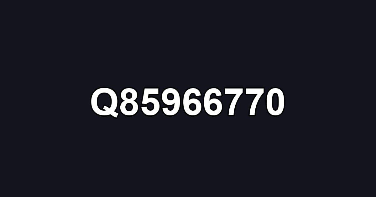 Q85966770