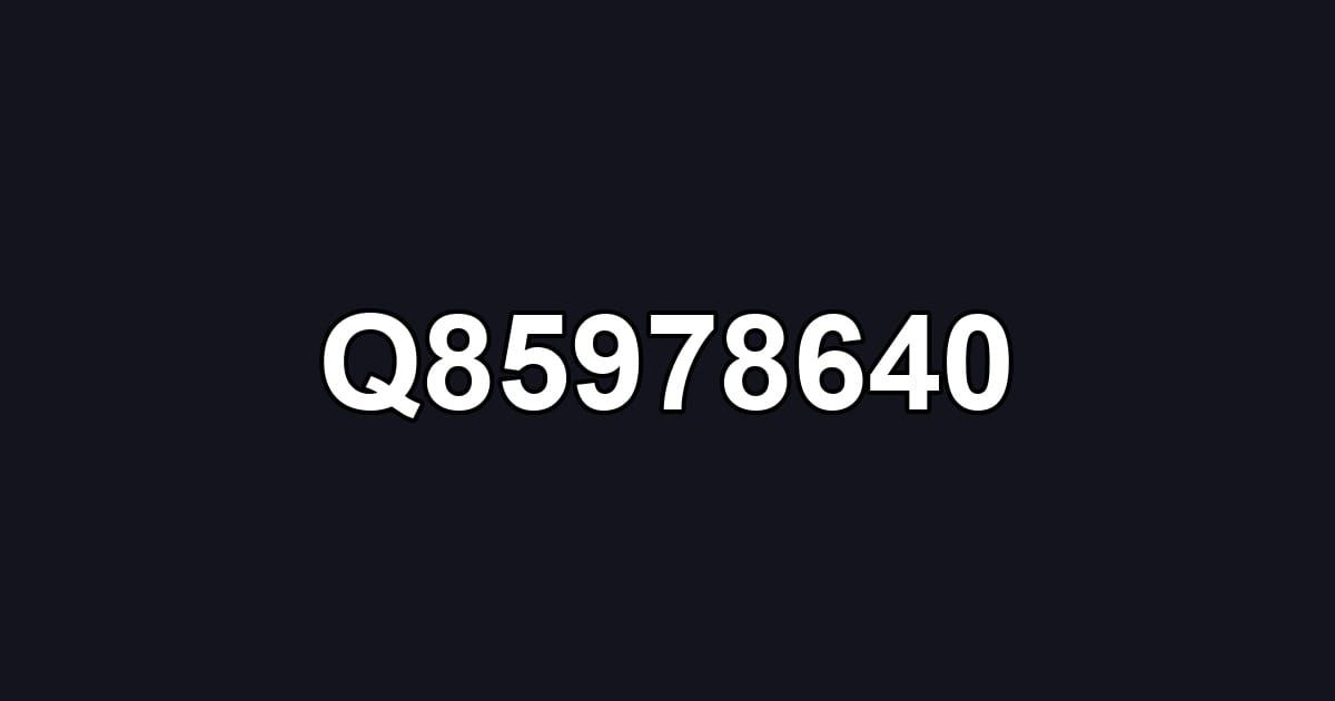 Q85978640