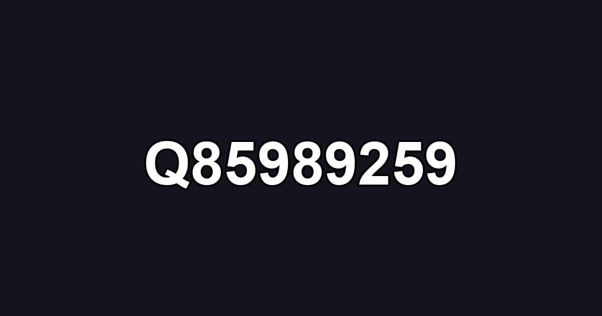 Q85989259