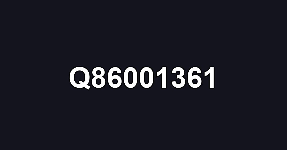 Q86001361
