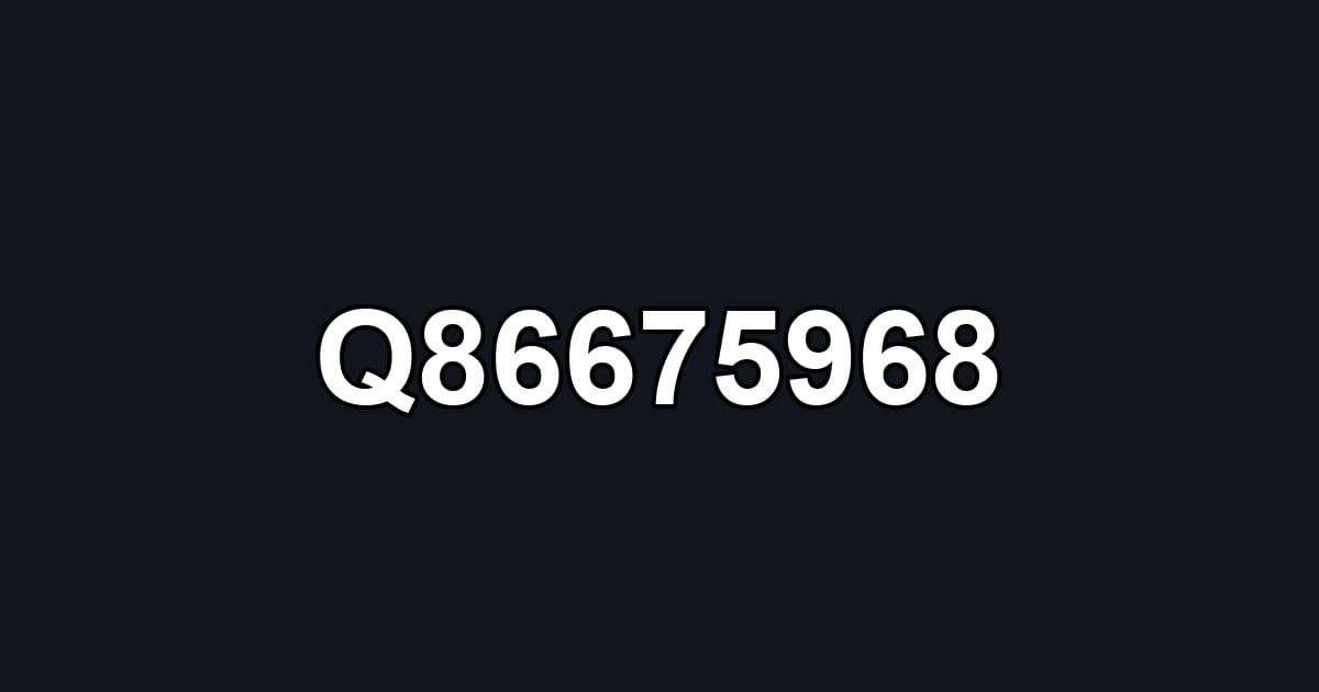 Q86675968