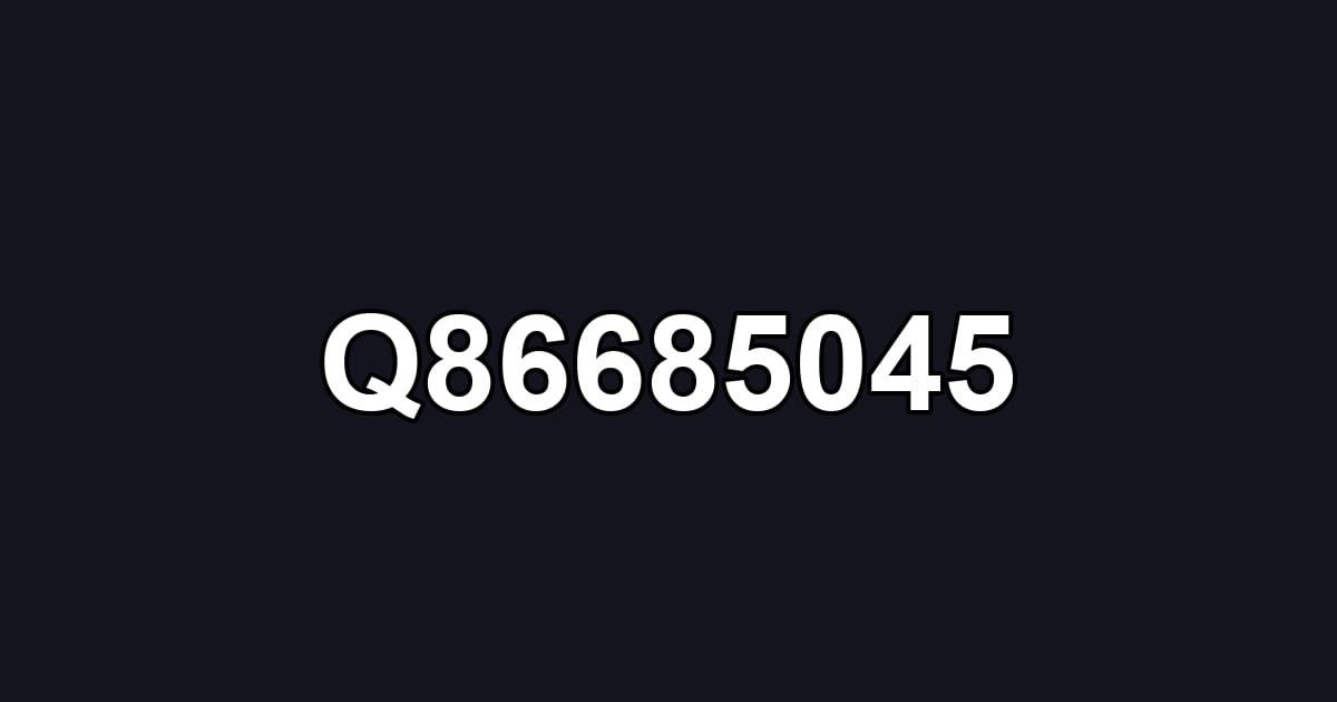 Q86685045