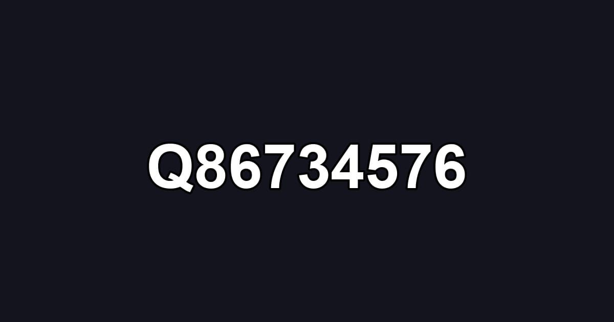 Q86734576