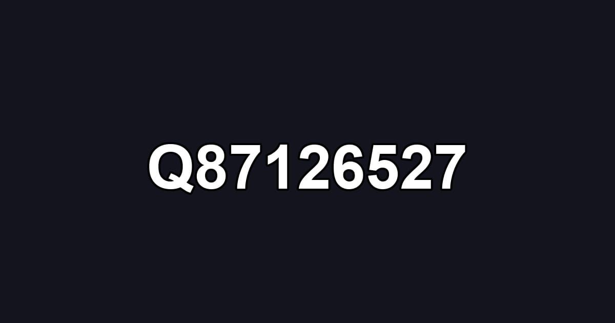 Q87126527