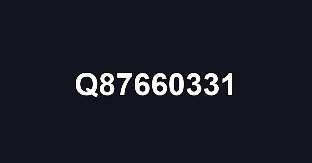 Q87660331