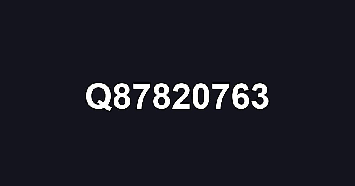 Q87820763