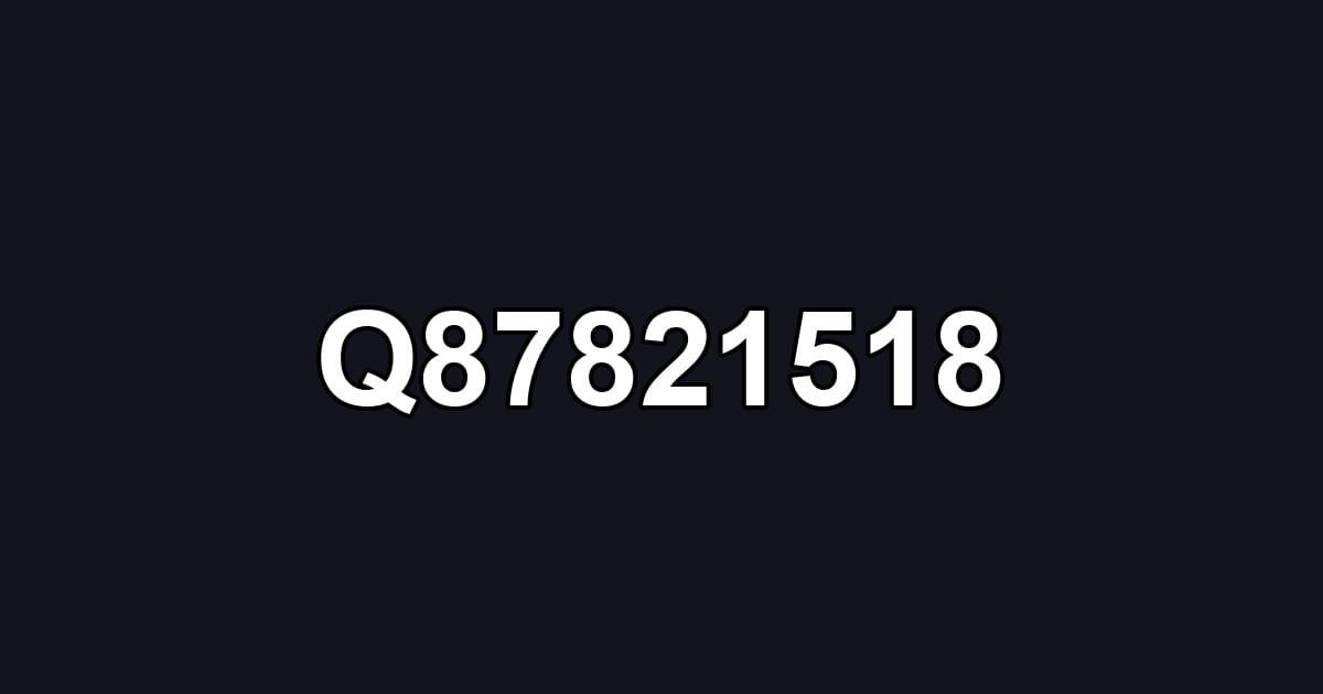Q87821518