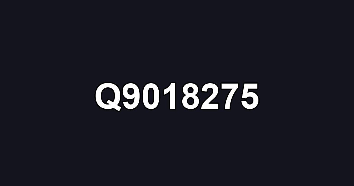Q9018275
