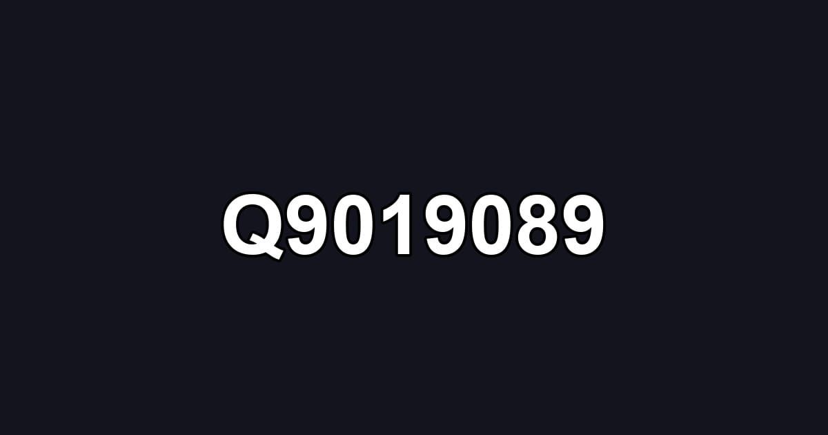 Q9019089