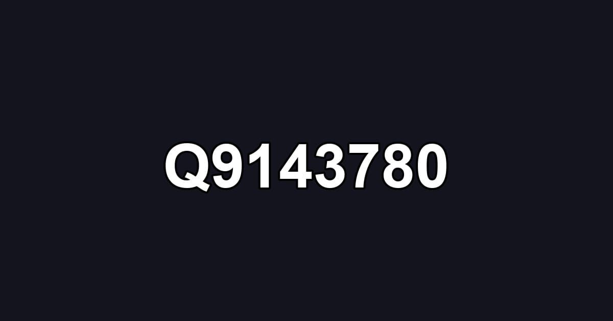 Q9143780