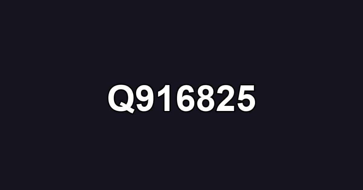 Q916825